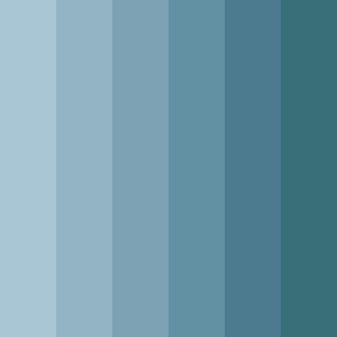Download ocean breeze serenity color palette PNG image (square)