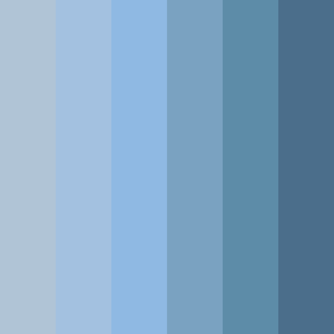 Download soft blue color palette PNG image (square)