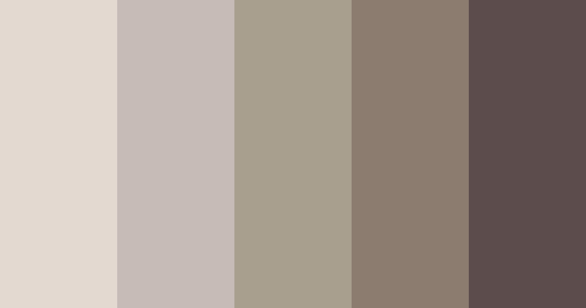 Download misty mushroom elegance color palette PNG image (landscape)