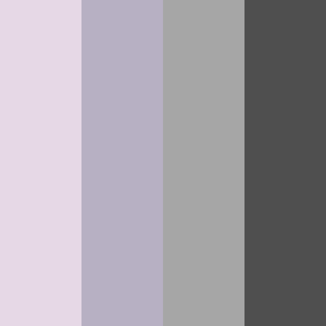 Download silvery lilac dream color palette PNG image (square)