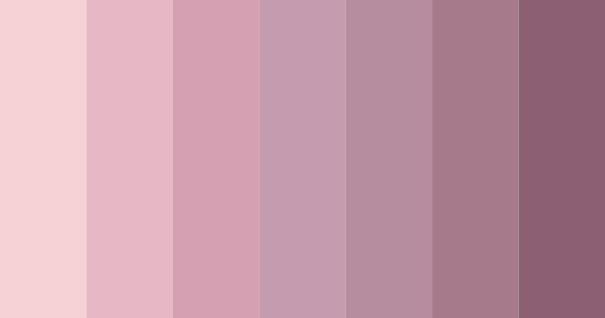 Download soft pink shades color palette PNG image (landscape)
