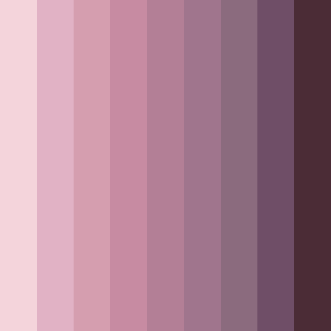 Download blush and burgundy dreamscape color palette PNG image (square)
