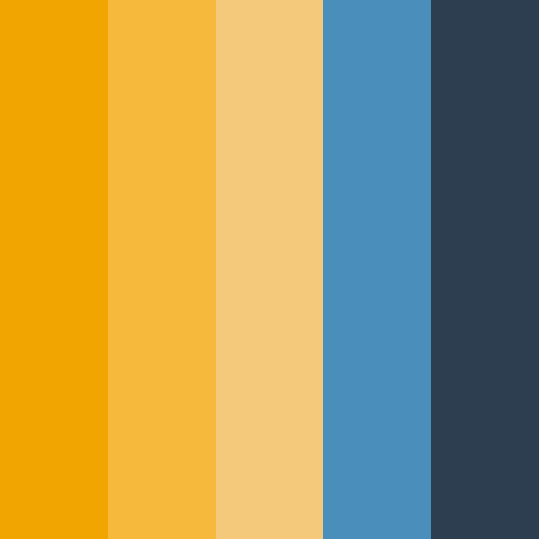 Download sunrise serenity color palette PNG image (square)