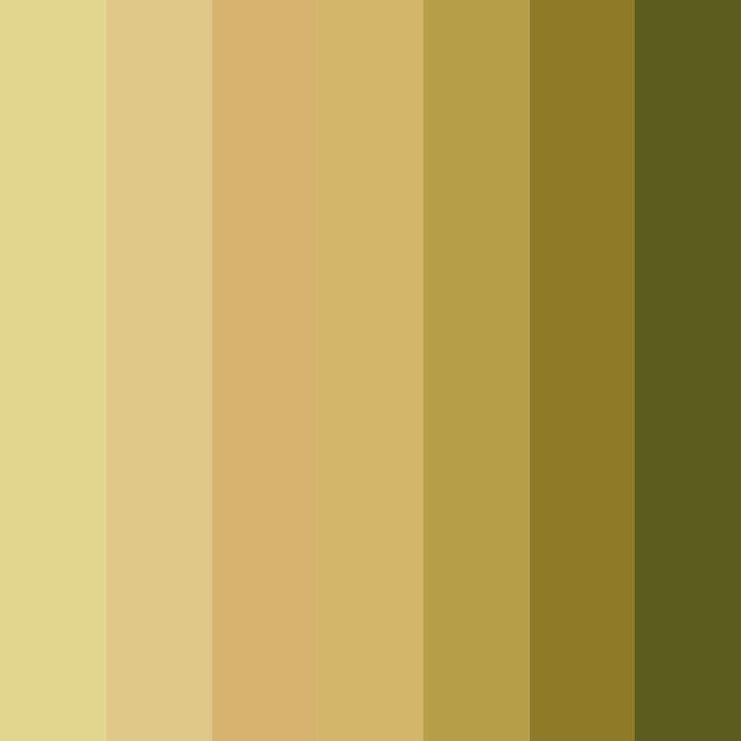 Download golden sands color palette PNG image (square)