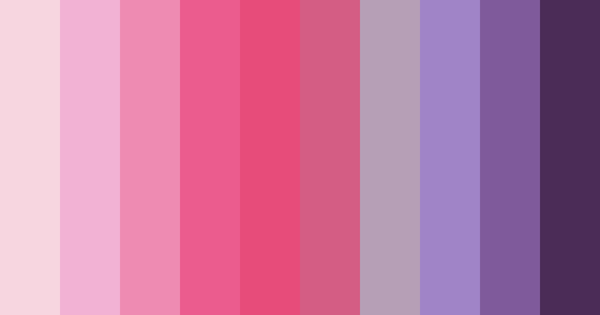 Download whimsical bloom color palette PNG image (landscape)