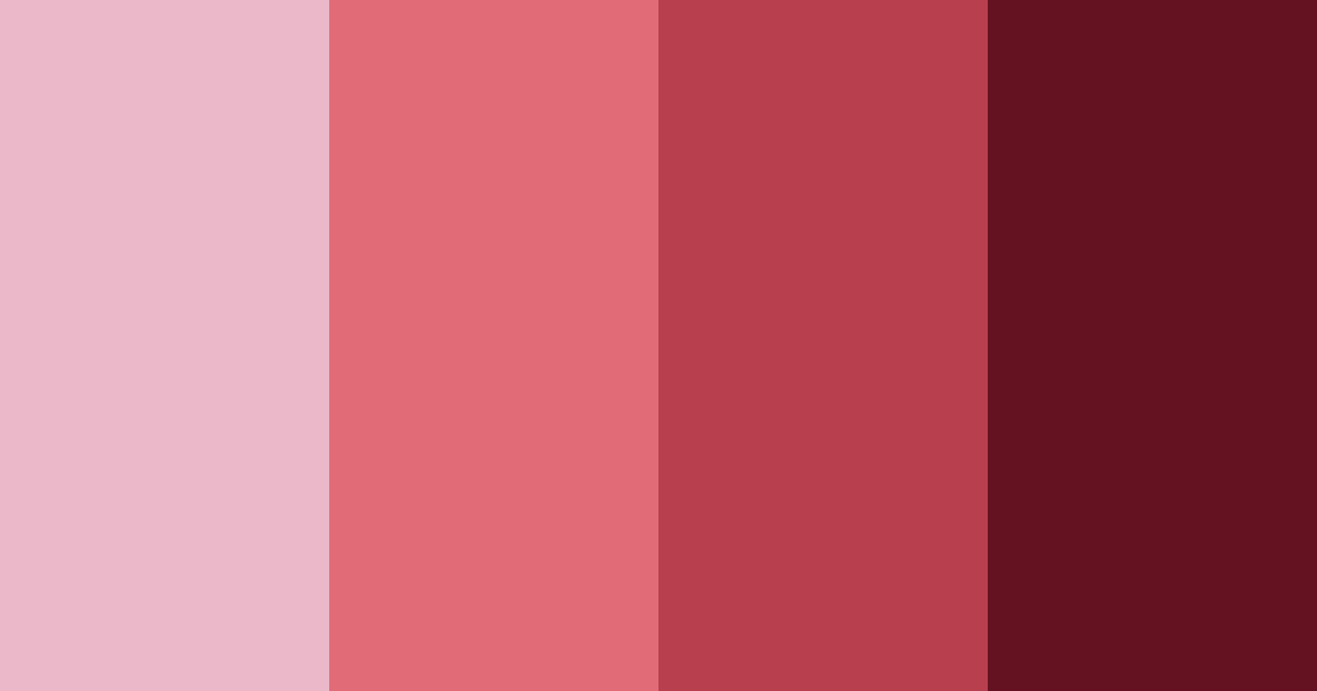 Download dark red color palette PNG image (landscape)