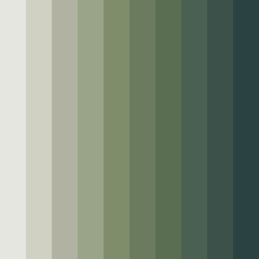 Download whiskered woods color palette PNG image (square)