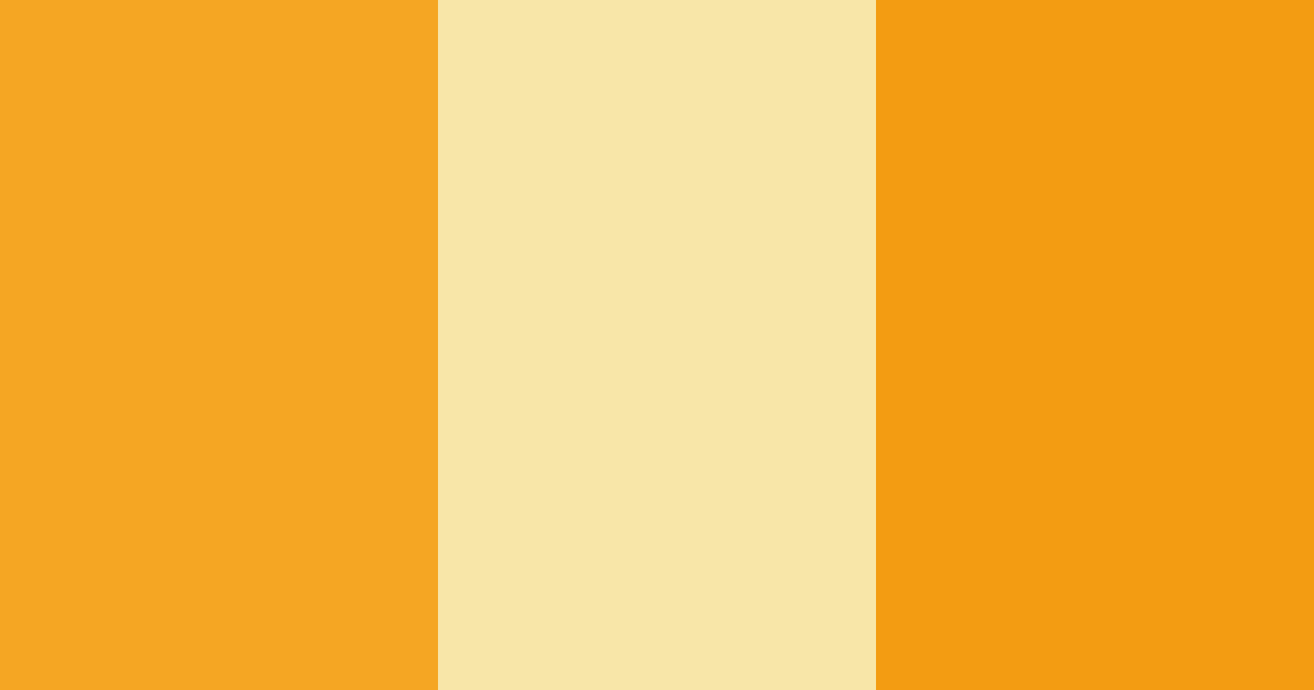 Download orange sunshine color palette PNG image (landscape)