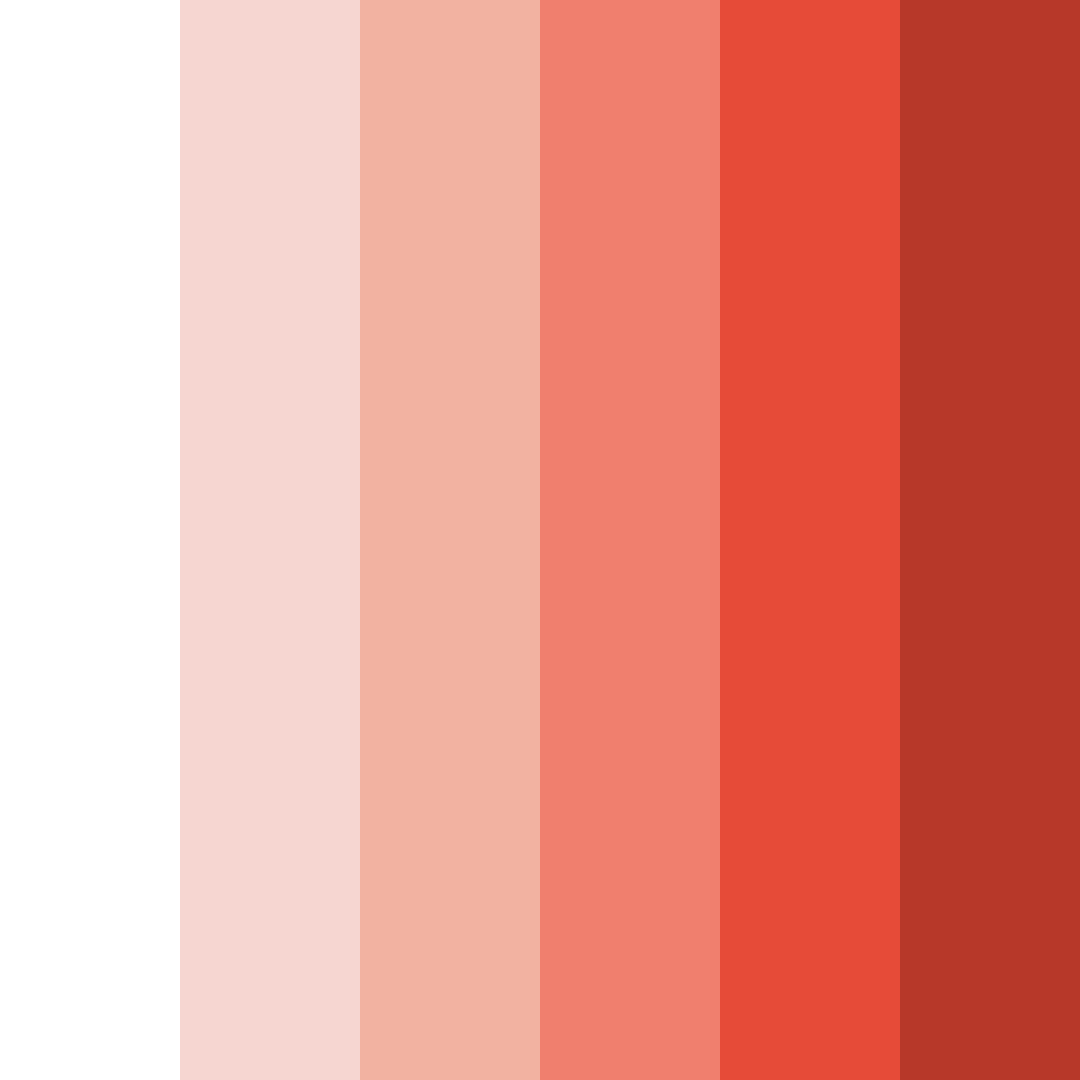 Download coral cream color palette PNG image (square)
