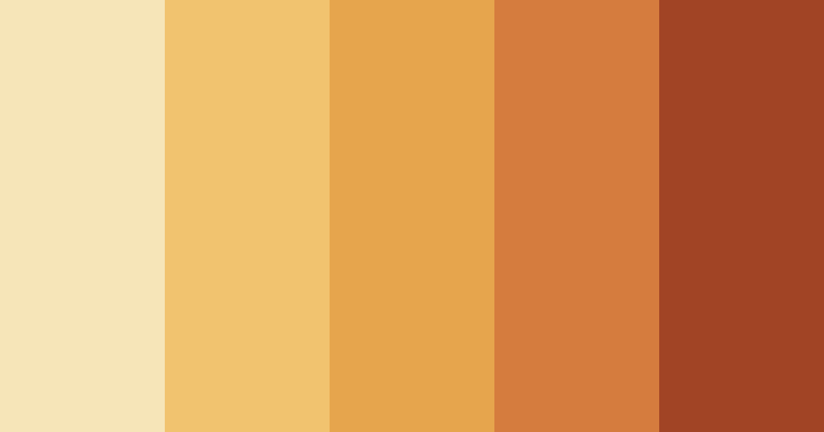 Download autumn's embrace color palette PNG image (landscape)