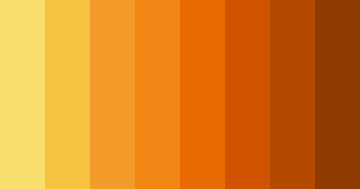 Download golden ember sunset color palette PNG image (landscape)