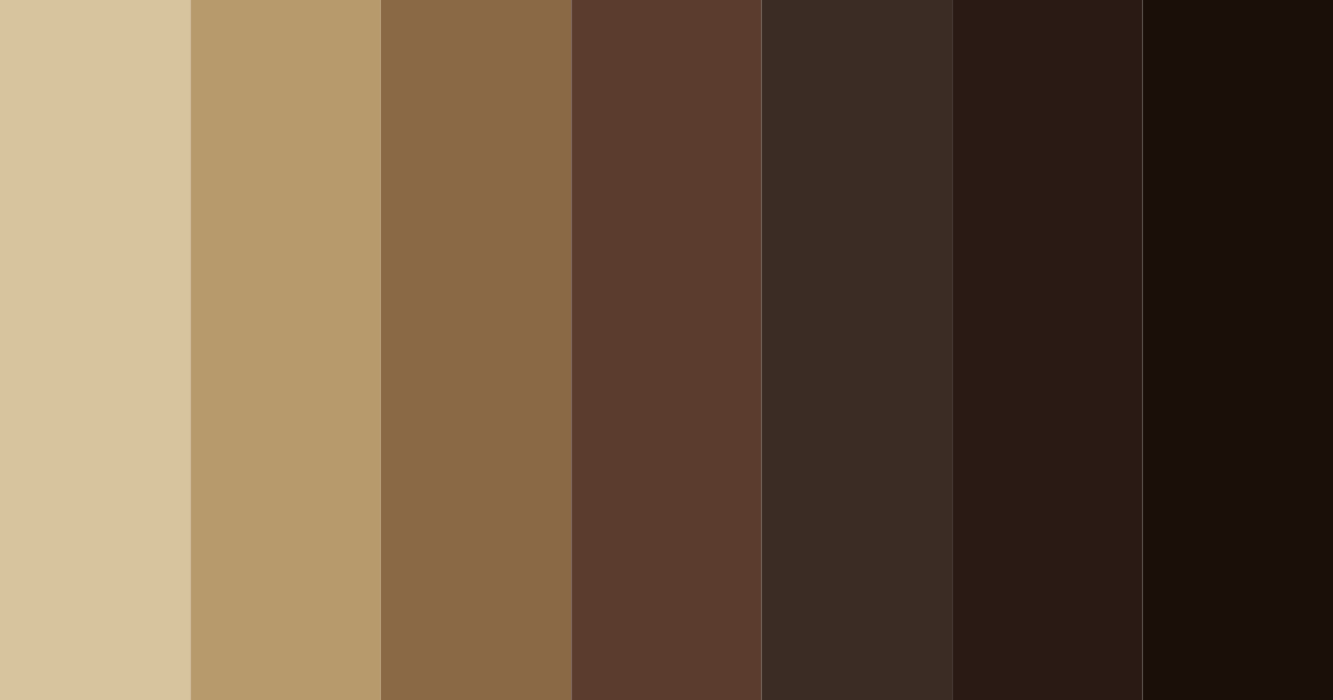 Download dark brown color palette PNG image (landscape)