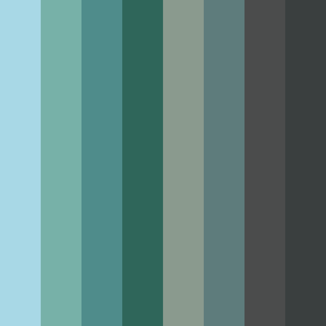 Download green blue gray color palette PNG image (square)