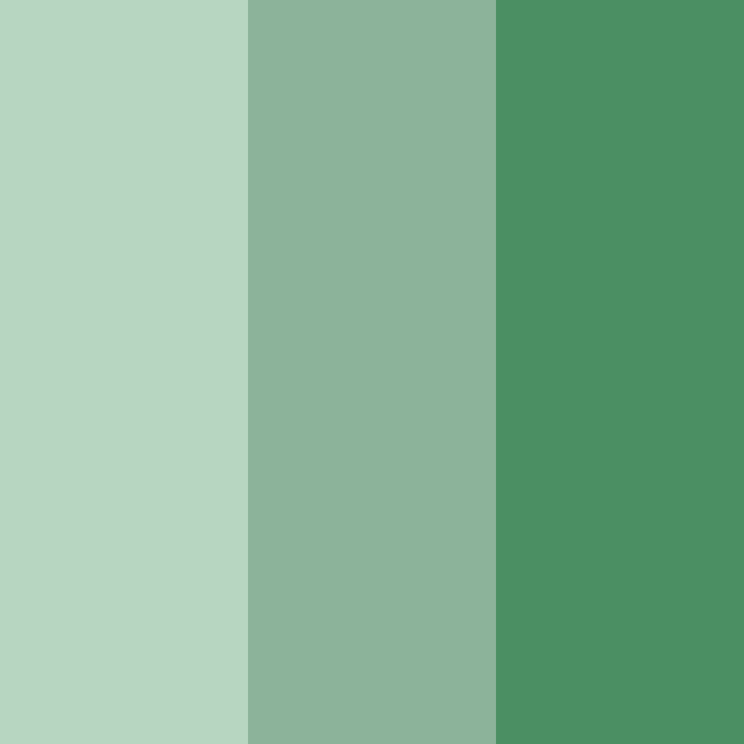 Download silvered greenery color palette PNG image (square)