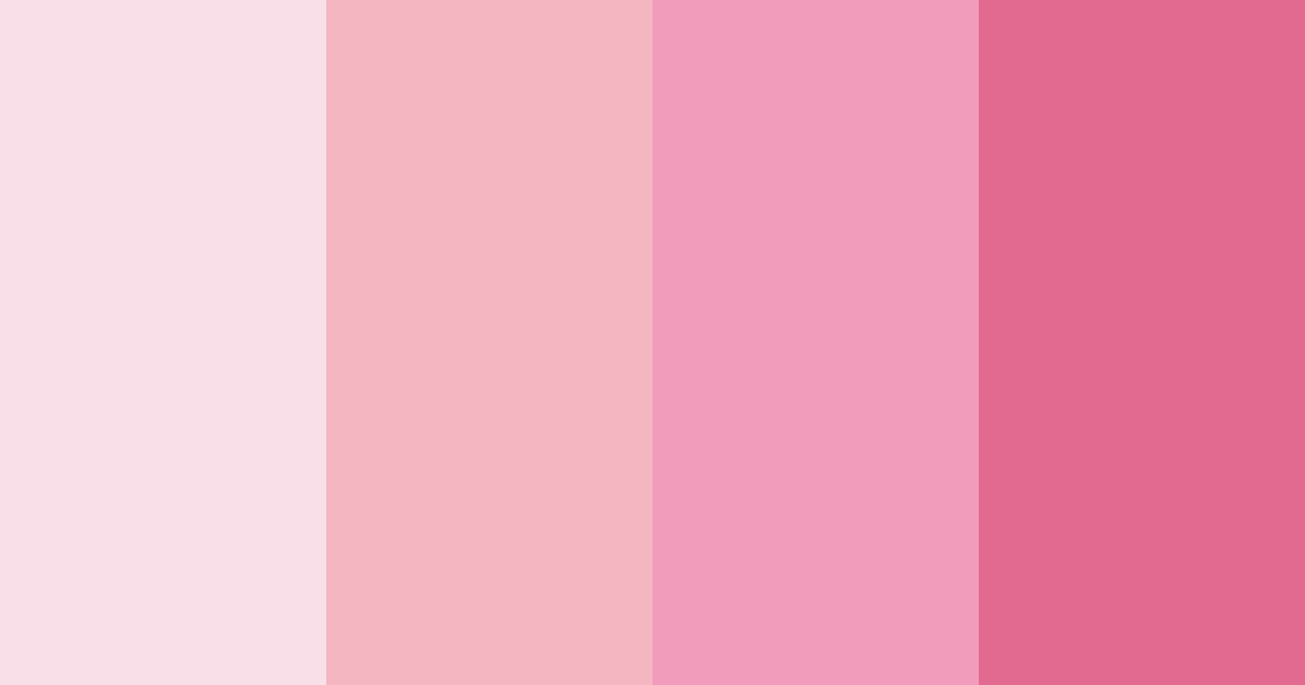 Download pink sakura color palette PNG image (landscape)
