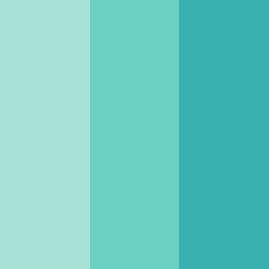 Download teal dream color palette PNG image (square)