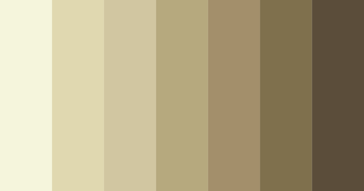 Download earthy beige color palette PNG image (landscape)