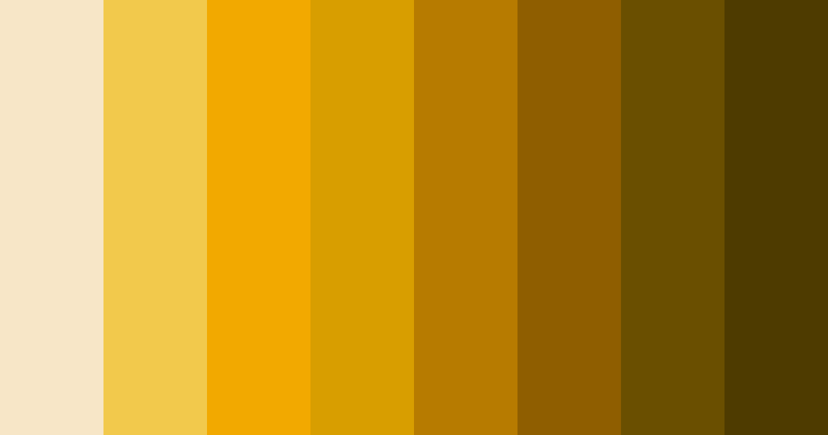 Download golden harvest color palette PNG image (landscape)