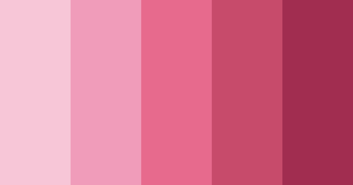 Download rose blossom color palette PNG image (landscape)