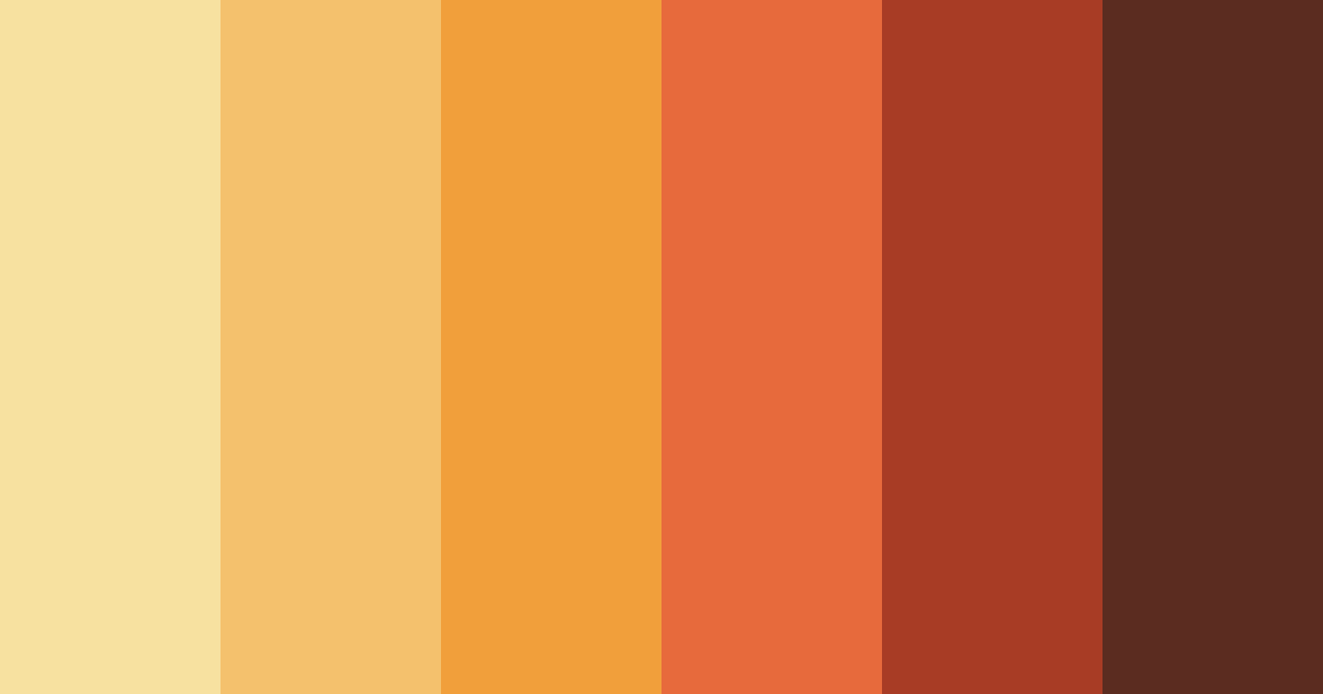 Download autumn's embrace color palette PNG image (landscape)