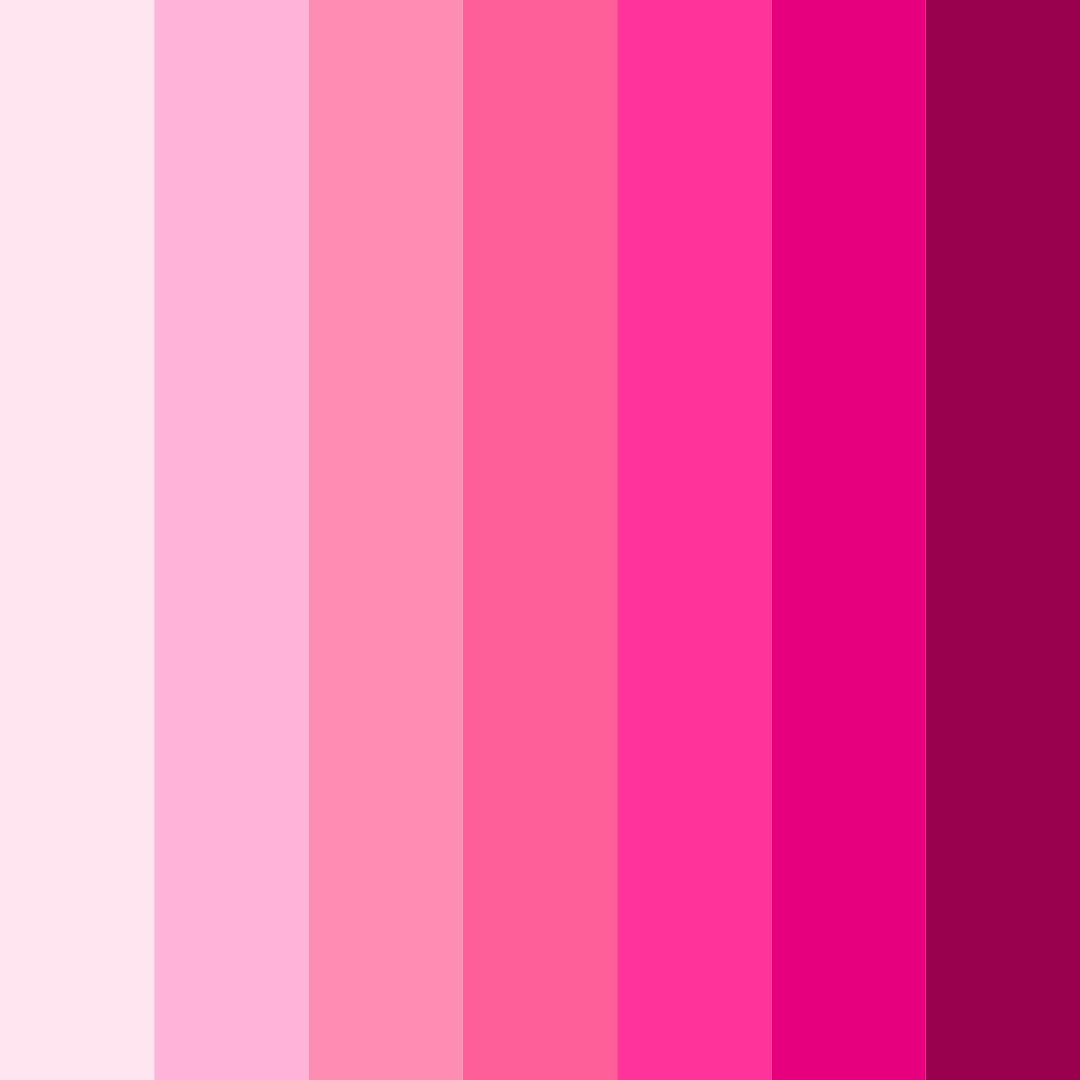 Download fresh pink color palette PNG image (square)
