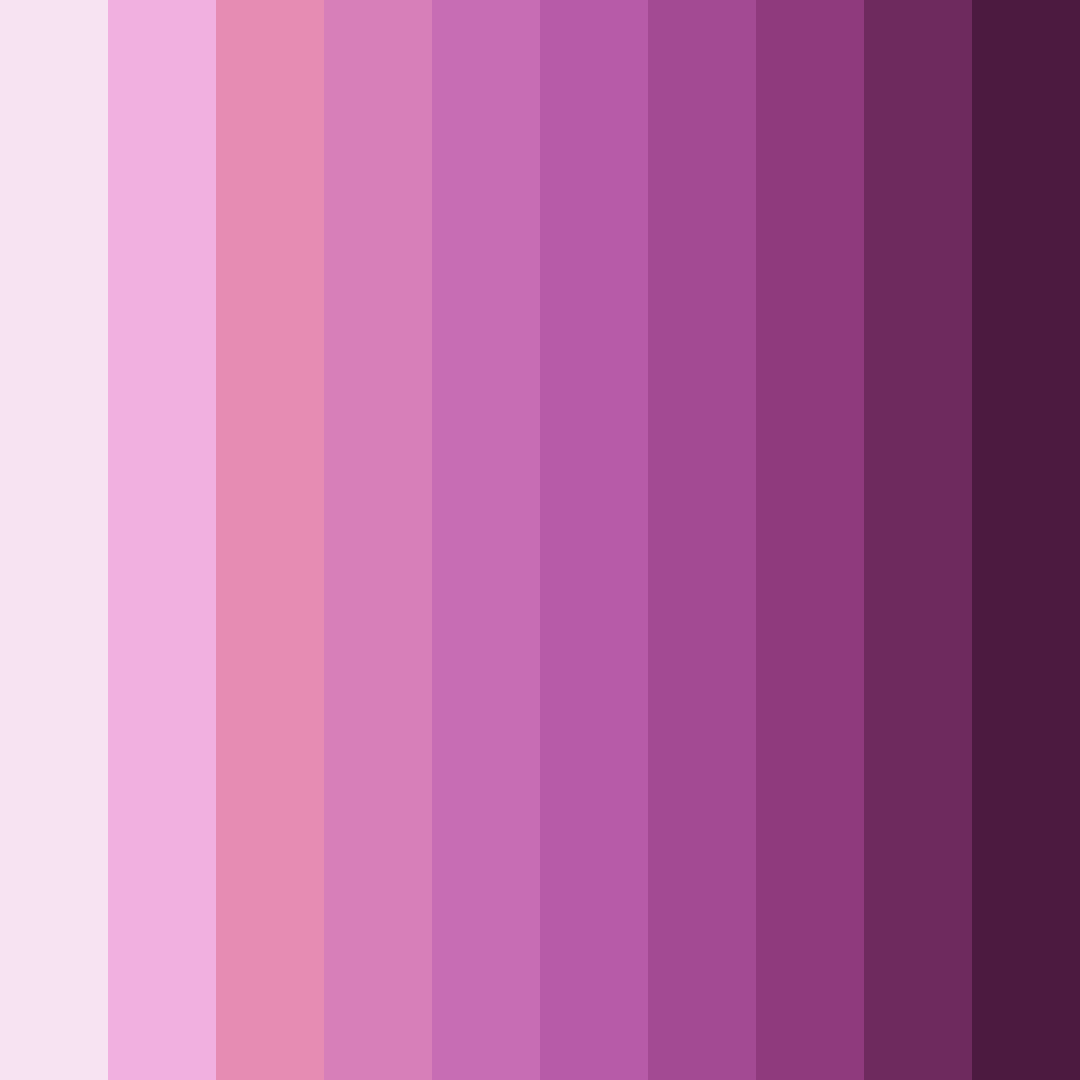 Download pink flower color palette PNG image (square)