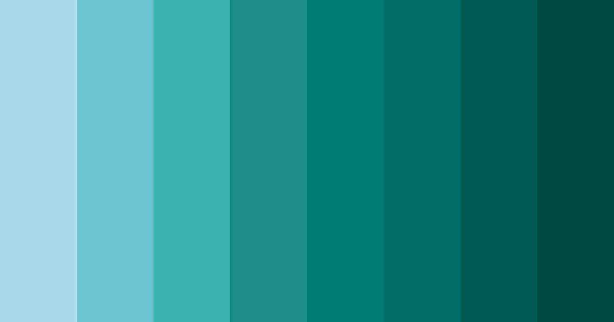 Download emerald abyss color palette PNG image (landscape)