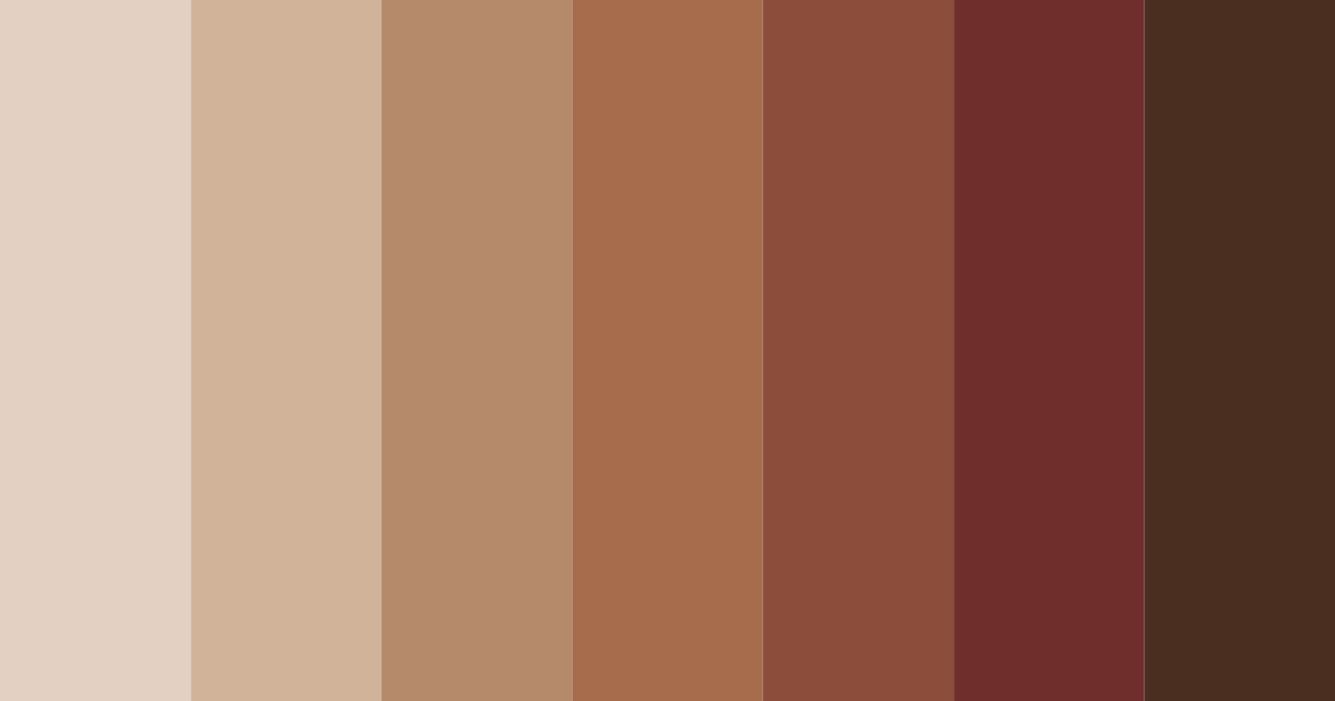 Download earthy elegance color palette PNG image (landscape)