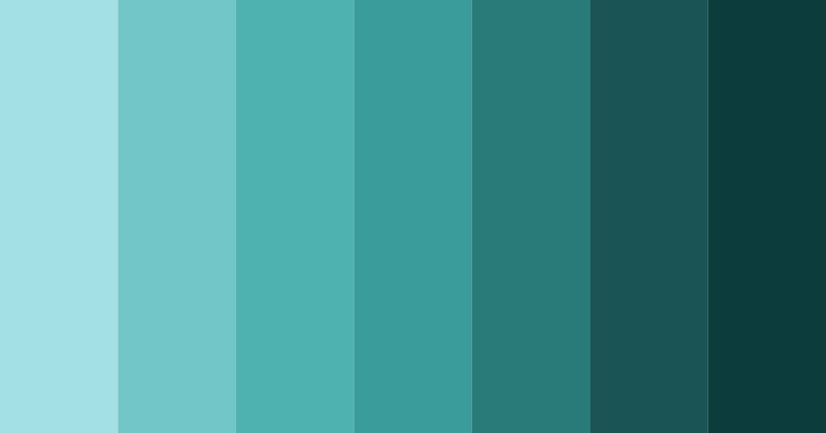 Download turquoise tides color palette PNG image (landscape)