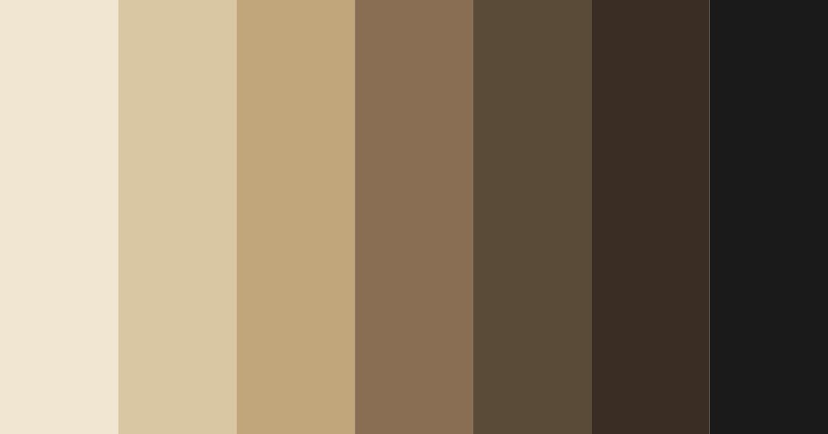 Download brown night color palette PNG image (landscape)