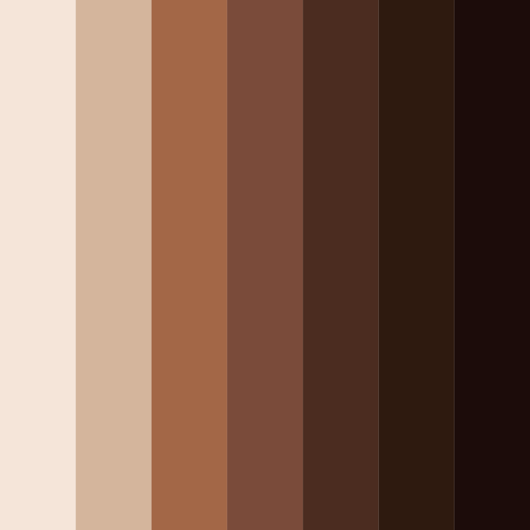 Download rustic elegance color palette PNG image (square)