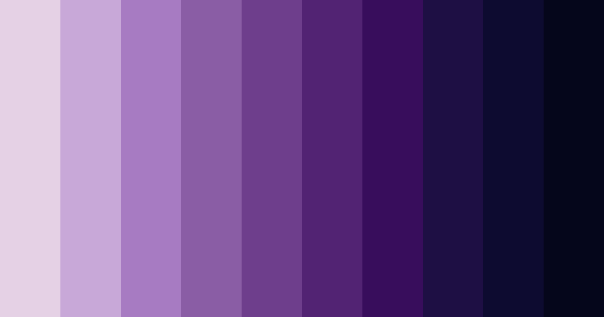 Download mystic amethyst shadows color palette PNG image (landscape)