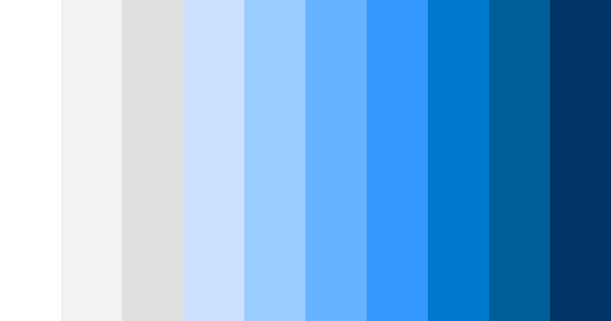 Download shades of white and blue color palette PNG image (landscape)