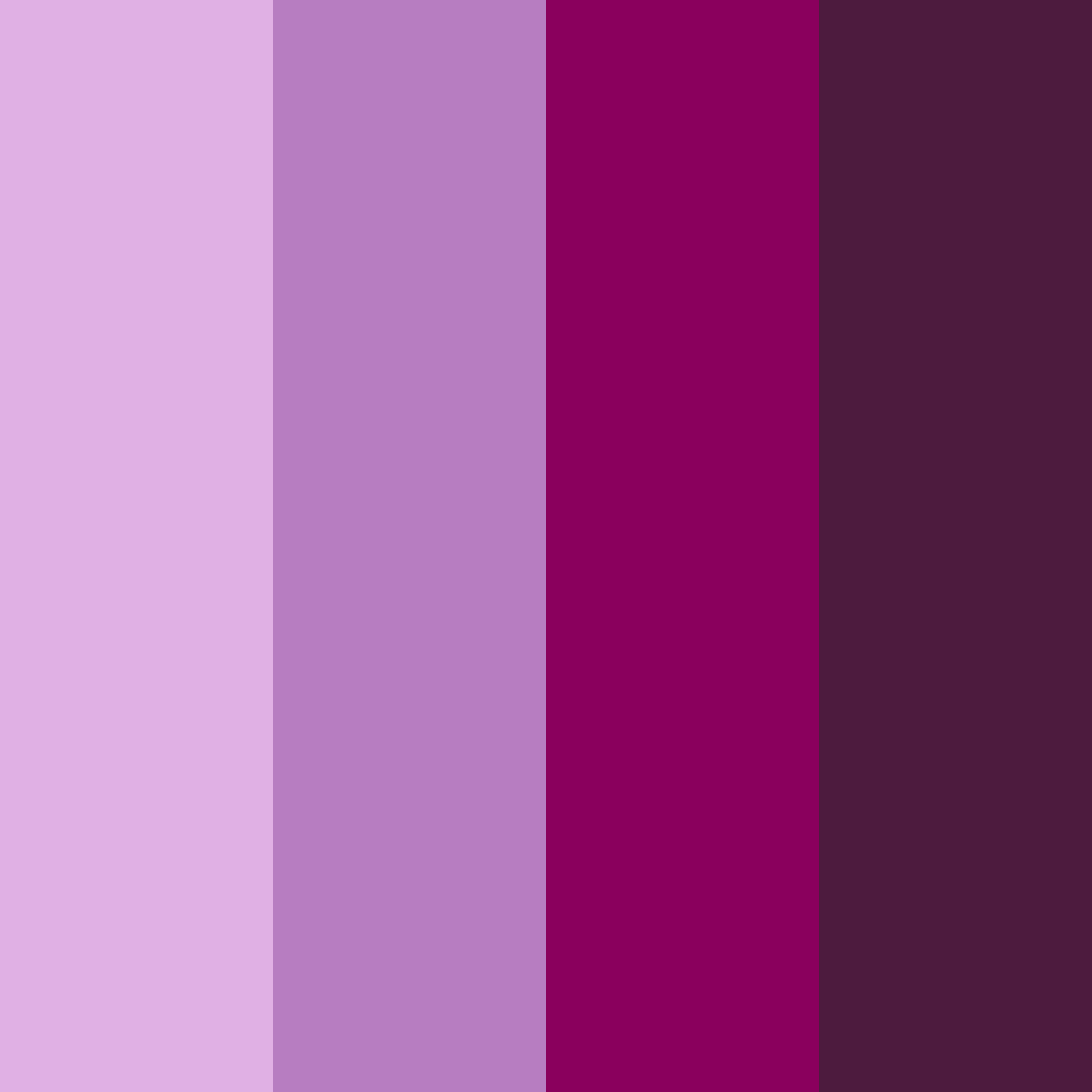 Download purple and red harmony color palette PNG image (square)