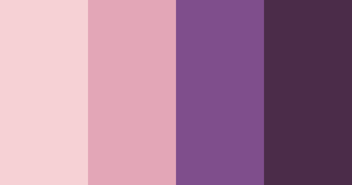 Download shades of red and purple color palette PNG image (landscape)