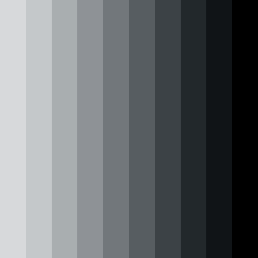 Download silver shades color palette PNG image (square)