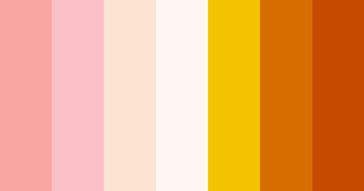 Download warm pop color palette PNG image (landscape)