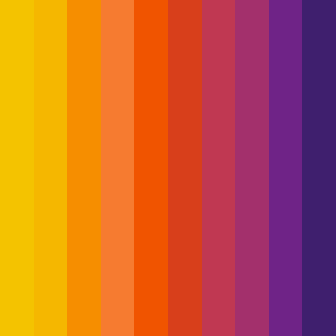 Download vibrant yellow color palette PNG image (square)