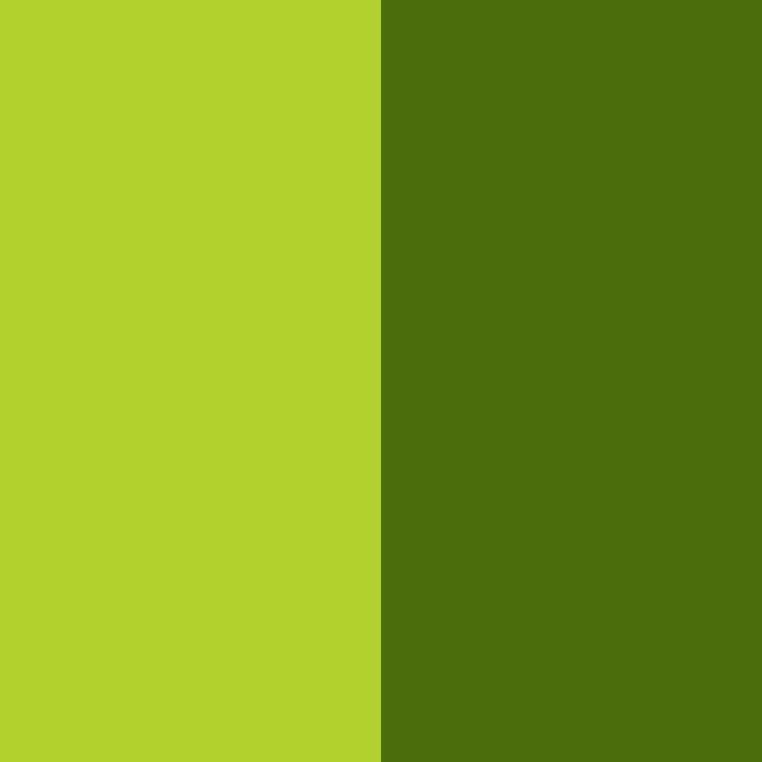 Download green shades color palette PNG image (square)
