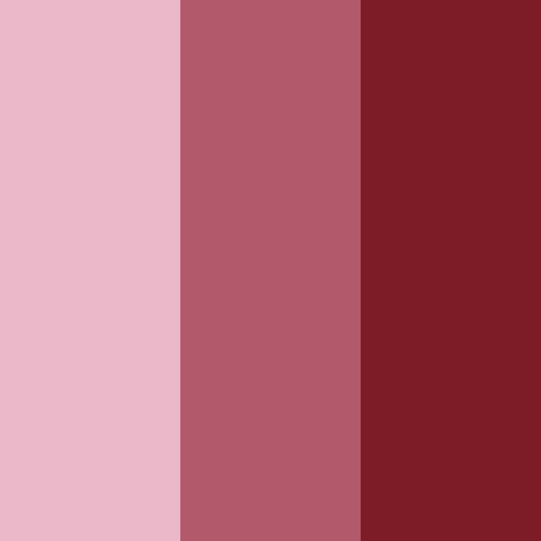 Download wine red shades color palette PNG image (square)