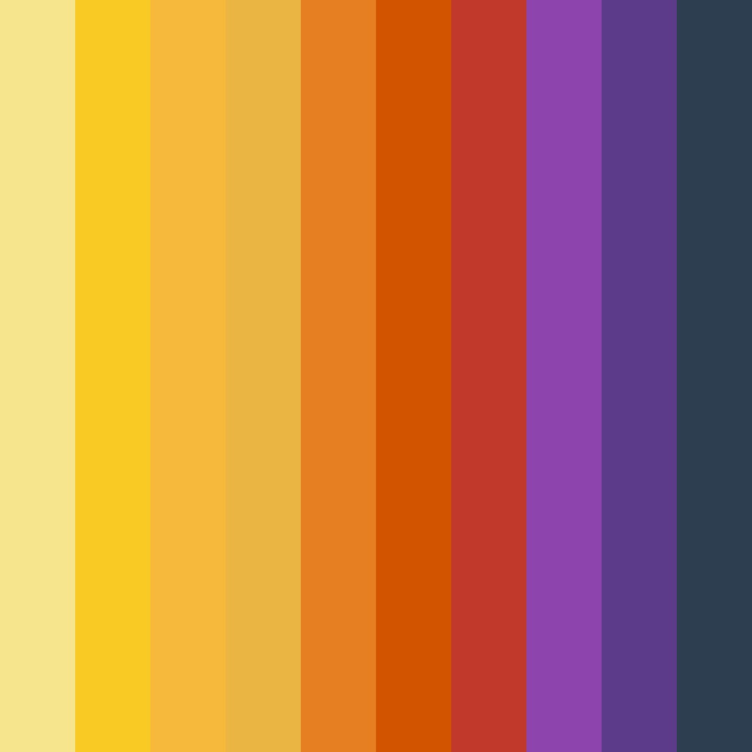 Download glorious triumph color palette PNG image (square)