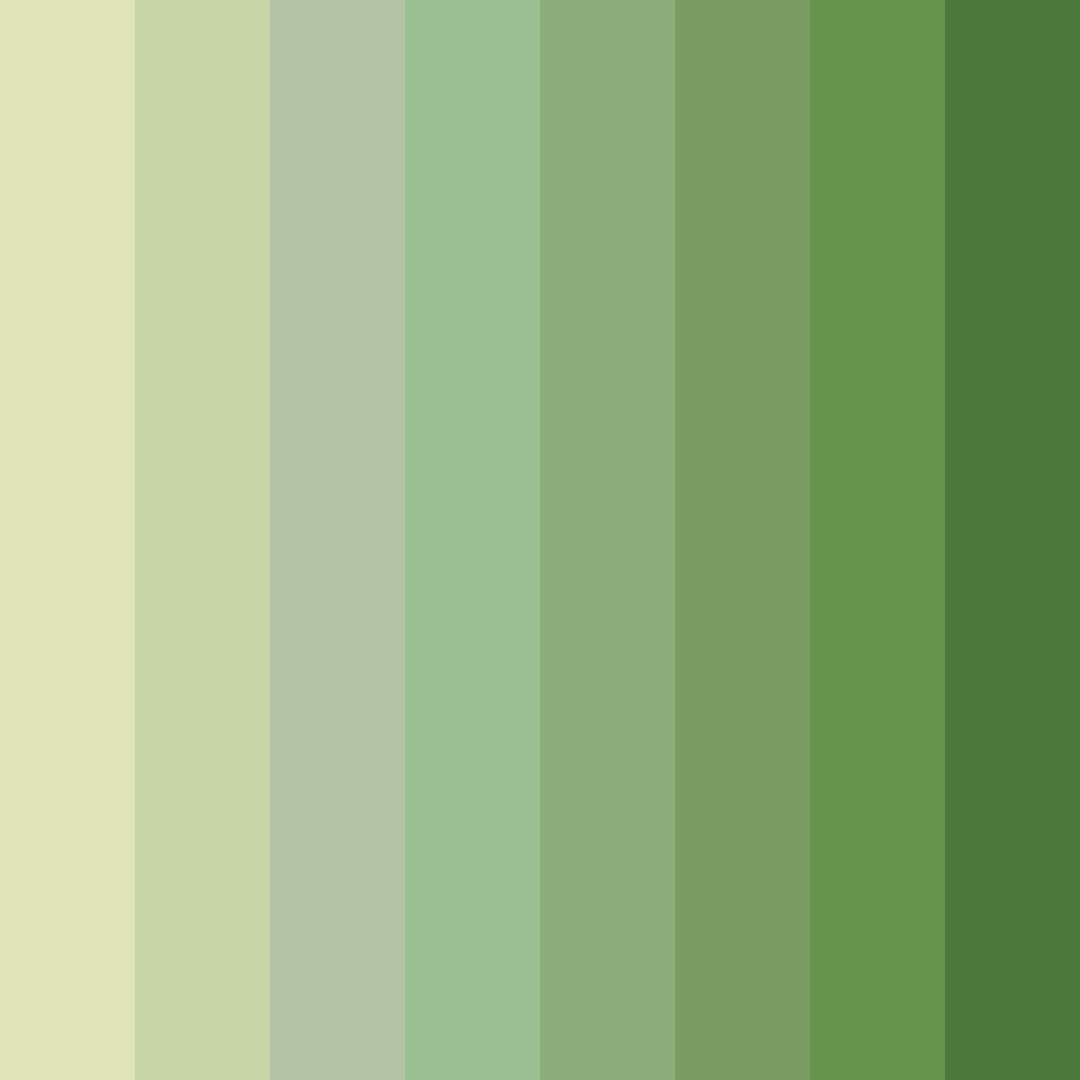 Download green beige color palette PNG image (square)