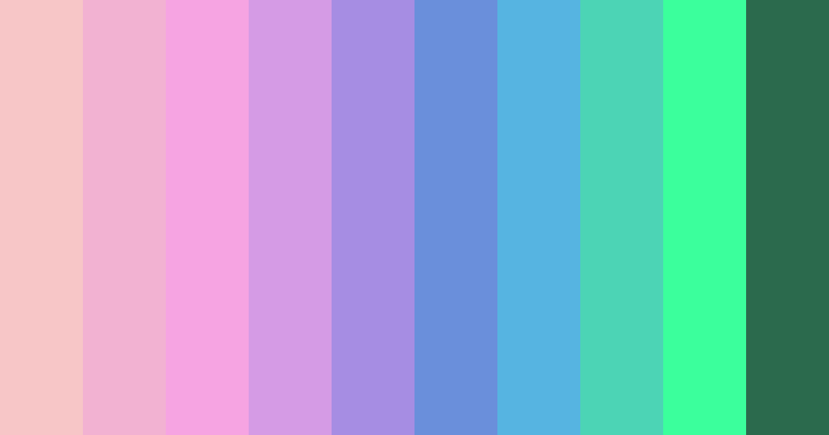 Download vibrant jubilee color palette PNG image (landscape)