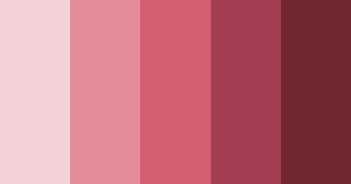 Download deep red color palette PNG image (landscape)