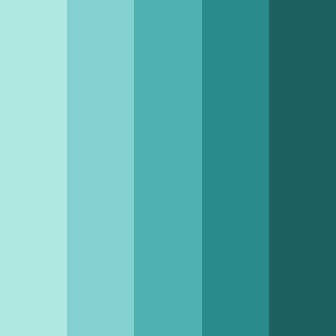 Download azure serenity color palette PNG image (square)