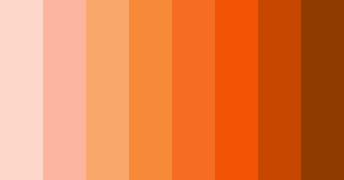 Download peachy sunrise color palette PNG image (landscape)