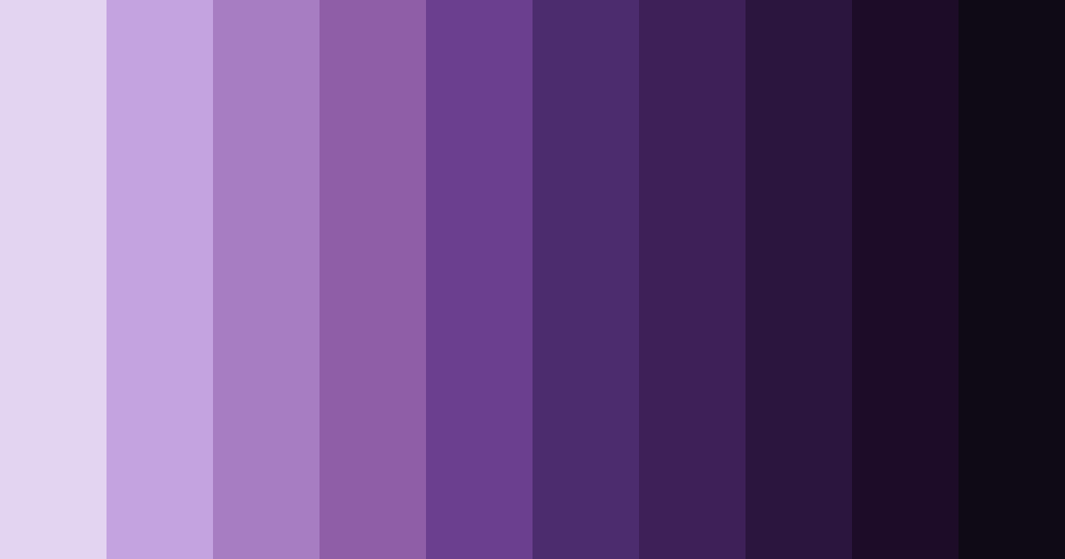 Download violet reverie color palette PNG image (landscape)