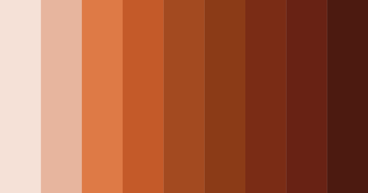 Download embers of autumn color palette PNG image (landscape)