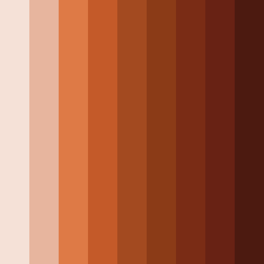 Download embers of autumn color palette PNG image (square)