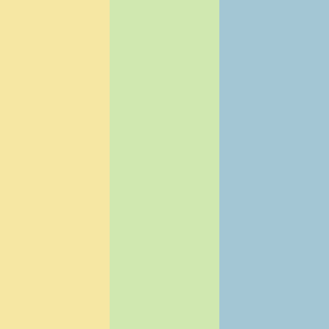 Download soft yellow green color palette PNG image (square)